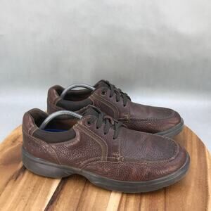 Clarks Gessler Sneakers Mens 11 M Brown Leather Lace‎ Up Low Top Shoes
